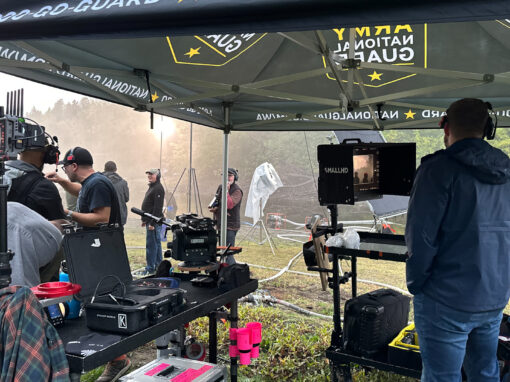 Behind the scenes of the Washington Army National Guard shoot