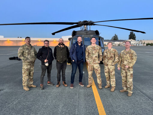 Behind the scenes of the Washington Army National Guard shoot