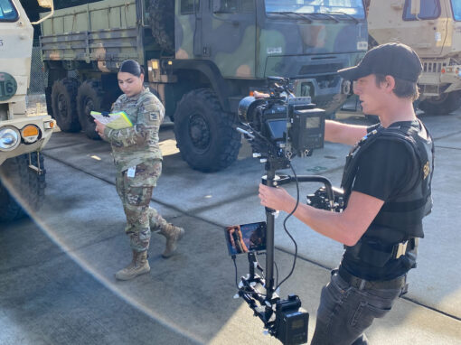 Behind the scenes of the Washington Army National Guard shoot