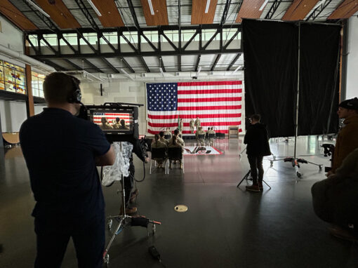 Behind the scenes of the Washington Army National Guard shoot